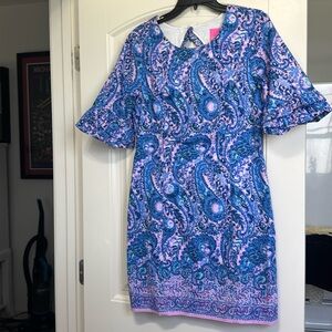 Lilly Pulitzer Fiesta Stretch Dress in Purple Iris, Size 6